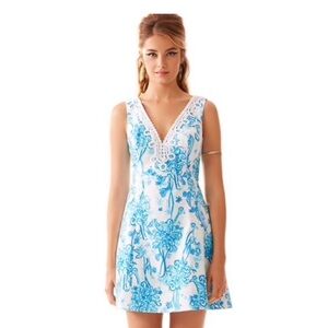 Lilly Pulitzer Brynn Fit & Flare V-Neck Dress (NWOT)